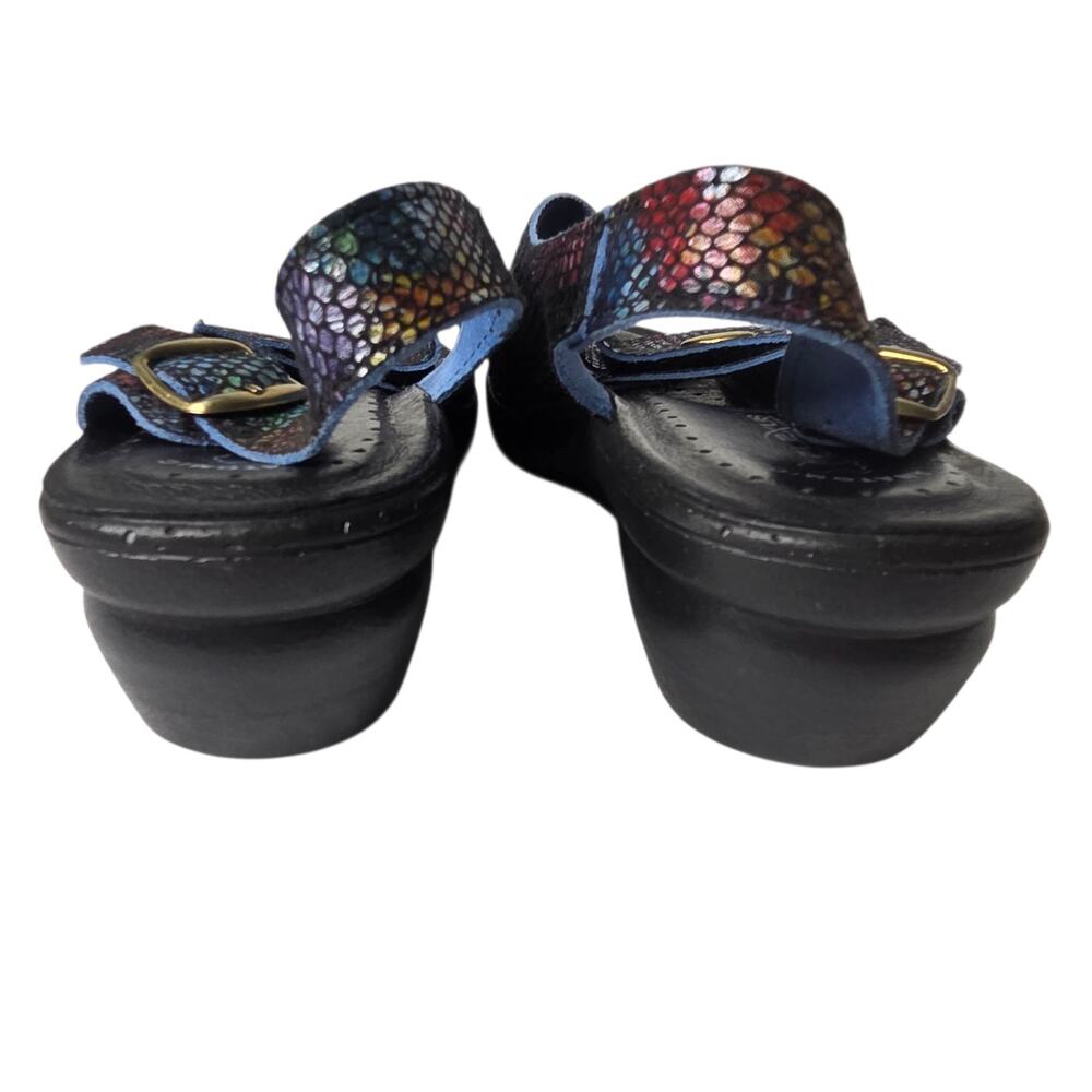 Flexus Spring Step Leather Multi-Colored Snakeski… - image 5